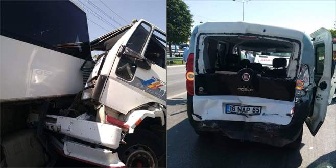 Bursa’da zincirleme kaza: 7 yaralı