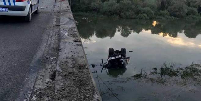 Bursa’da tuğla kamyonu göle uçtu: 1 ölü
