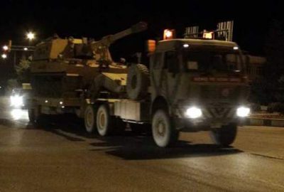 Suriye sınırına askeri sevkiyat