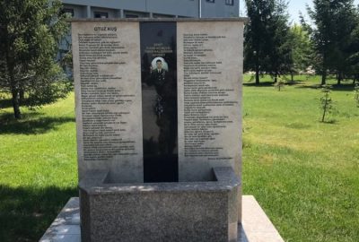 Ömer Halisdemir’in şehit düştüğü yerde anıt