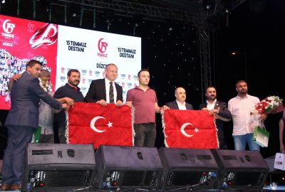 Düzce’de 15 Temmuz nöbetleri başladı