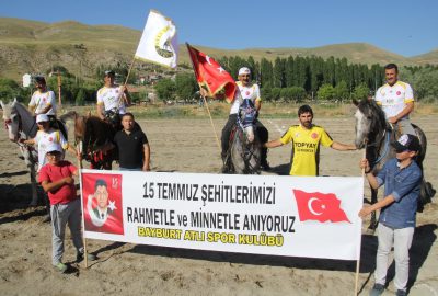 Dede Korkut şölenleri kapsamında cirit müsabakası düzenlendi