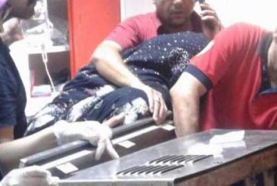 Kolu kıyma makinesine sıkıştı