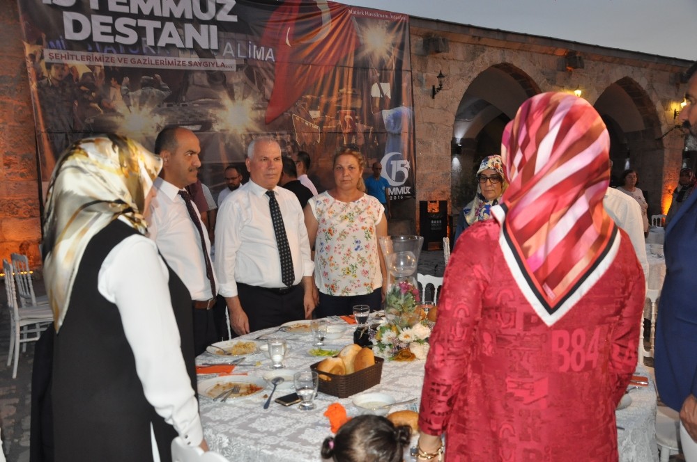 Kaymakam Kılınçkaya, şehit yakınları ve gaziler ile biraraya geldi