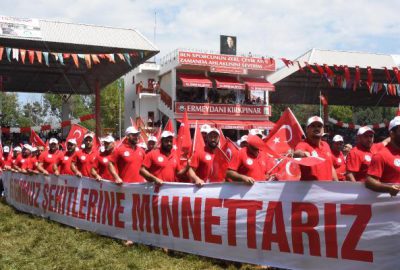Er Meydanı’nda 15 Temmuz şehitleri yürüyüşle anıldı