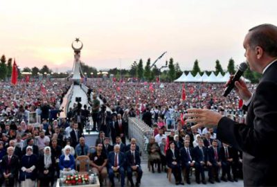 Beştepe’deki 15 Temmuz Şehitler Abidesi açıldı
