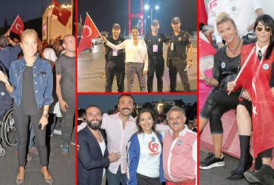 Sanatçılar görev başında