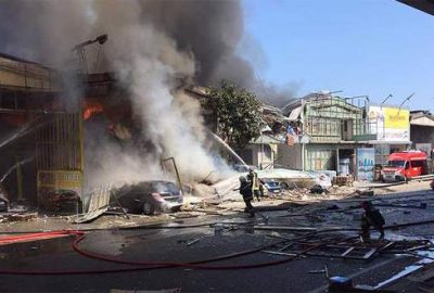 Sanayi sitesinde patlama: 11 yaralı