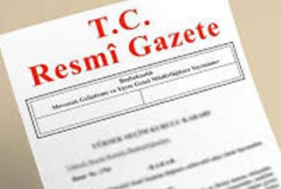 Kabine’deki değişiklik Resmi Gazete’de