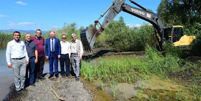 Balaban Deresi’nde ıslah çalışması