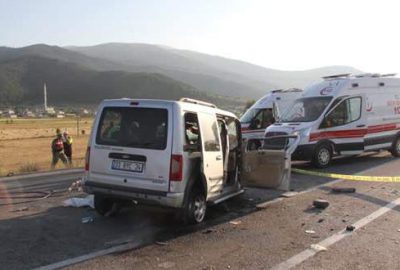 Korkunç kaza: 4 ölü, 5 yaralı