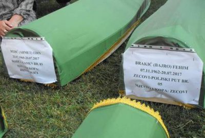 Bosna’daki savaşın 23 kurbanı daha toprağa verildi