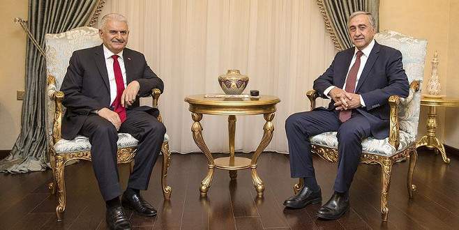 Başbakan Yıldırım, KKTC Cumhurbaşkanı Akıncı ile görüştü