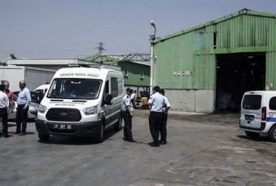 İşçileri taşıyan vinç sepetinin halatı koptu: 3 ölü, 3 yaralı