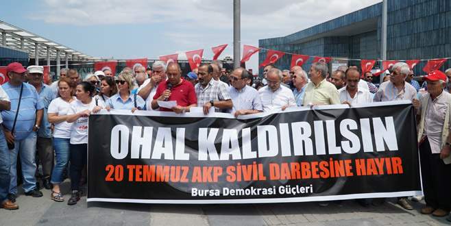 CHP’den OHAL protestosu