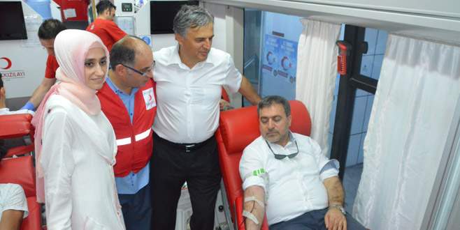 Kan bağışına koştular