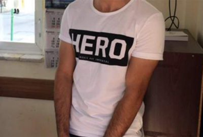 ‘Hero’ yazılı tişört giyen kişi tutuklandı