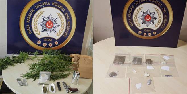 Bursa’da uyuşturucu operasyonları