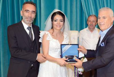 Sanatçı çiftin en mutlu günü