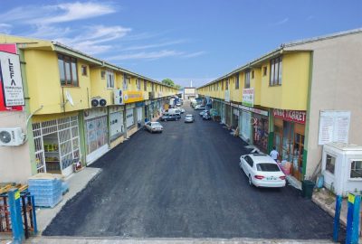 Gıda Toptancılar Sitesi’nin yolları asfaltlandı