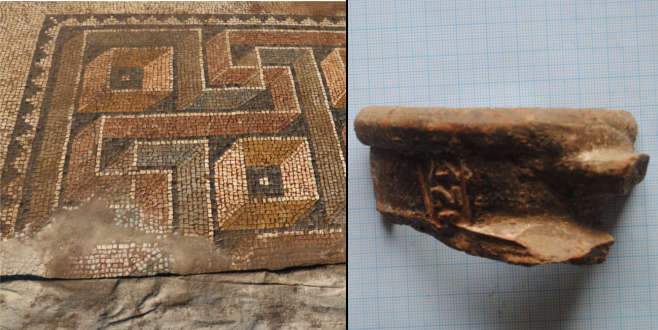 2 bin yıllık çömlek ve mozaiklerde ‘ANT’ damgası