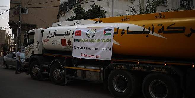 İHH’dan Gazze’ye yakıt yardımı
