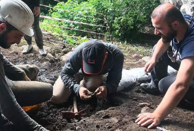 Zonguldak'ın Ereğli ilçesindeki İnönü Mağarası'nda, Ereğli Müze Müdürlüğü ve Bülent