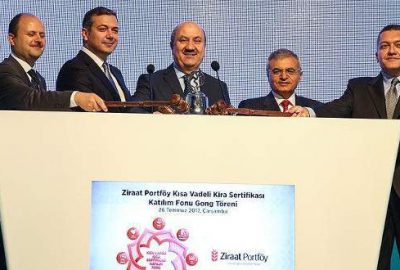 Borsa İstanbul’da gong Ziraat Portföy için çaldı