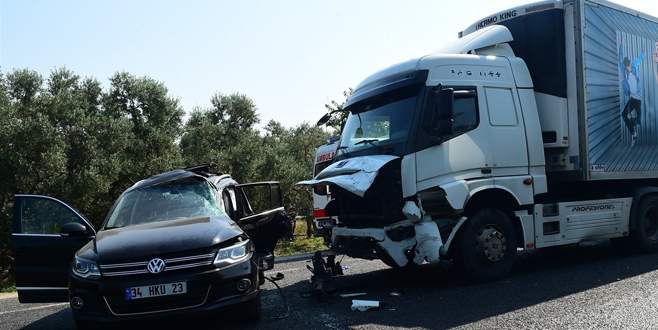 Bursa’da feci kaza: 1 ölü, 4 yaralı