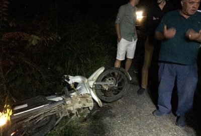 Takla atan motosikletin sürücüsü öldü