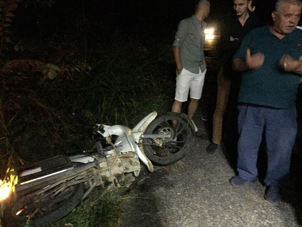 Takla atan motosikletin sürücüsü öldü