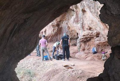 Hatay'ın Samandağ ilçesindeki Üçağızlı Mağarası'nda MÖ 41 bin ile 15