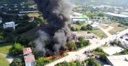 Bursa’da boya fabrikasında yangın