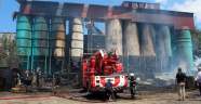 Palet fabrikasında korkutan yangın