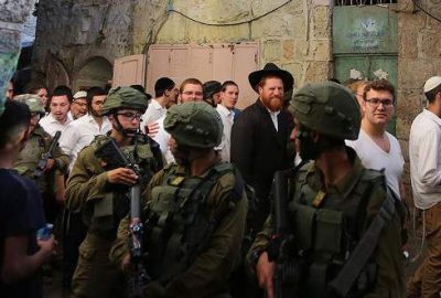 Fanatik Yahudi yerleşimciler Aksa’nın avlusuna girdi