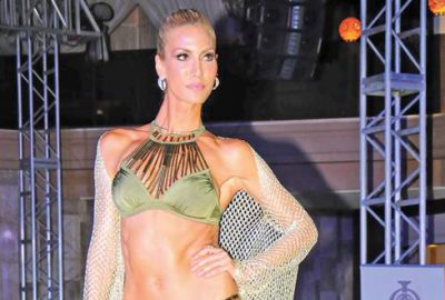 Podyumda Çağla rüzgarı