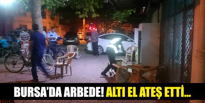 Arbedede bir kişi silahla yaralandı