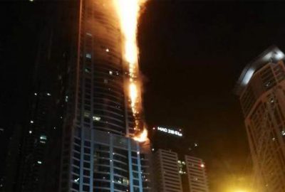Dubai’de 79 katlı gökdelende yangın çıktı