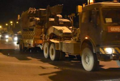 Suriye sınırına askeri sevkiyat