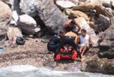 Aracıyla denize uçtu, iki gün kimsenin haberi olmadan bekledi