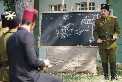 Edirne Belediye Başkanı Recep Gürkan, kentte çekimleri süren bir filmde