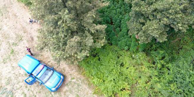 Havadan tespit ettiler karadan baskın yaptılar