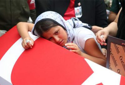 Maçka’da şehit olan başçavuş için tören düzenlendi