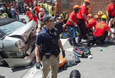 ABD’de araç göstericilerin arasına daldı: Çok sayıda yaralı var