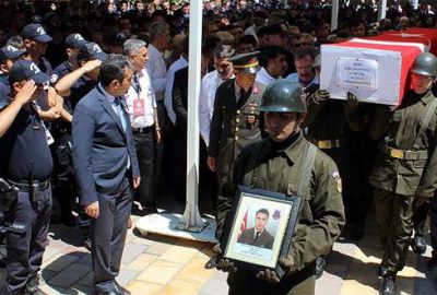 Şehitlerimiz son yolculuğuna uğurlandı