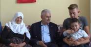 Başbakan’dan 15 Temmuz şehidinin ailesine taziye ziyareti