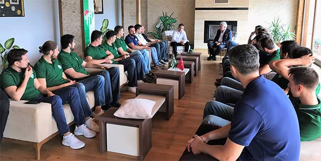 Başkan’a bayram ziyareti