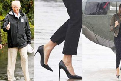 First Lady’nin ayakkabıları sorun oldu