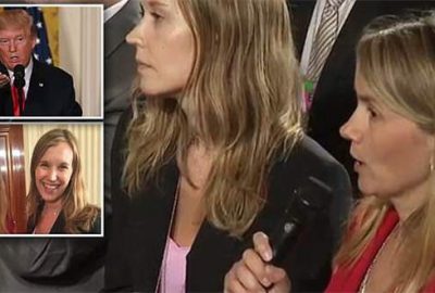 Trump sarışın gazetecileri karıştırdı