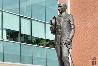 Atatürk heykeline saldırıya tutuklama